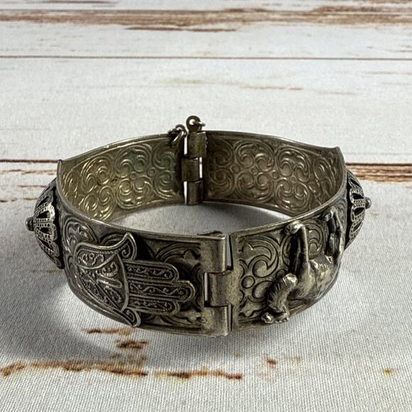 Authentic Viking Bronze Bracelet | Silver Tone | Ancient Artifact | Stunning - Picture 2 of 6
